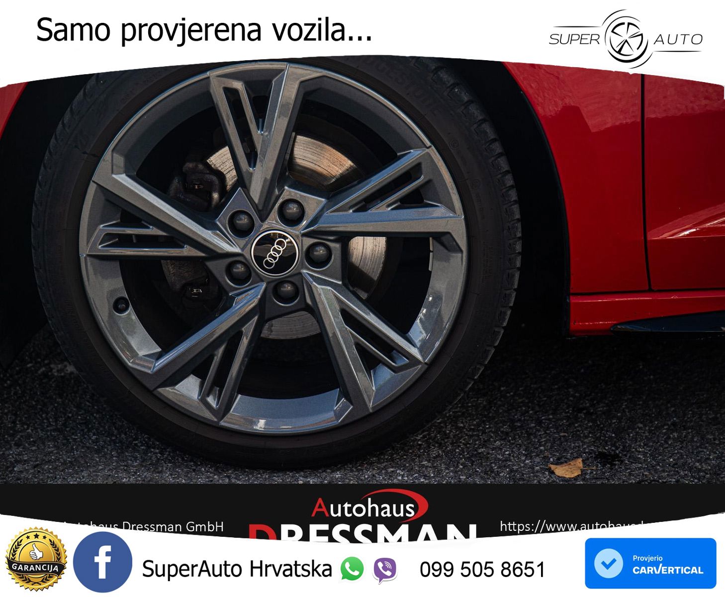 Audi A3 35 TFSI (150 KS) S line LED+GR SJED+ACC