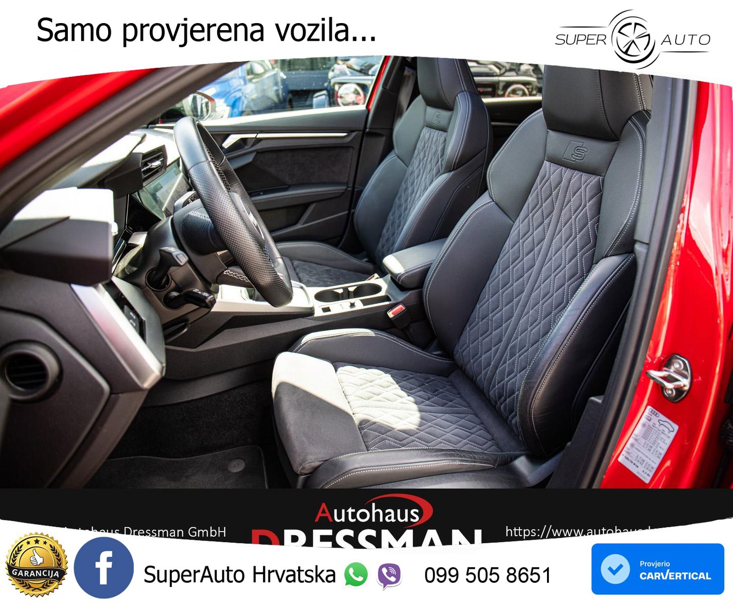 Audi A3 35 TFSI (150 KS) S line LED+GR SJED+ACC