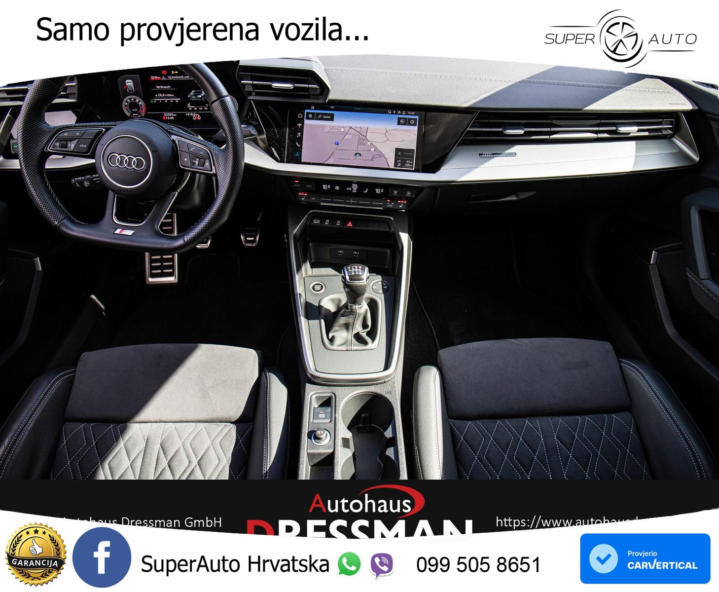 Audi A3 35 TFSI (150 KS) S line LED+GR SJED+ACC