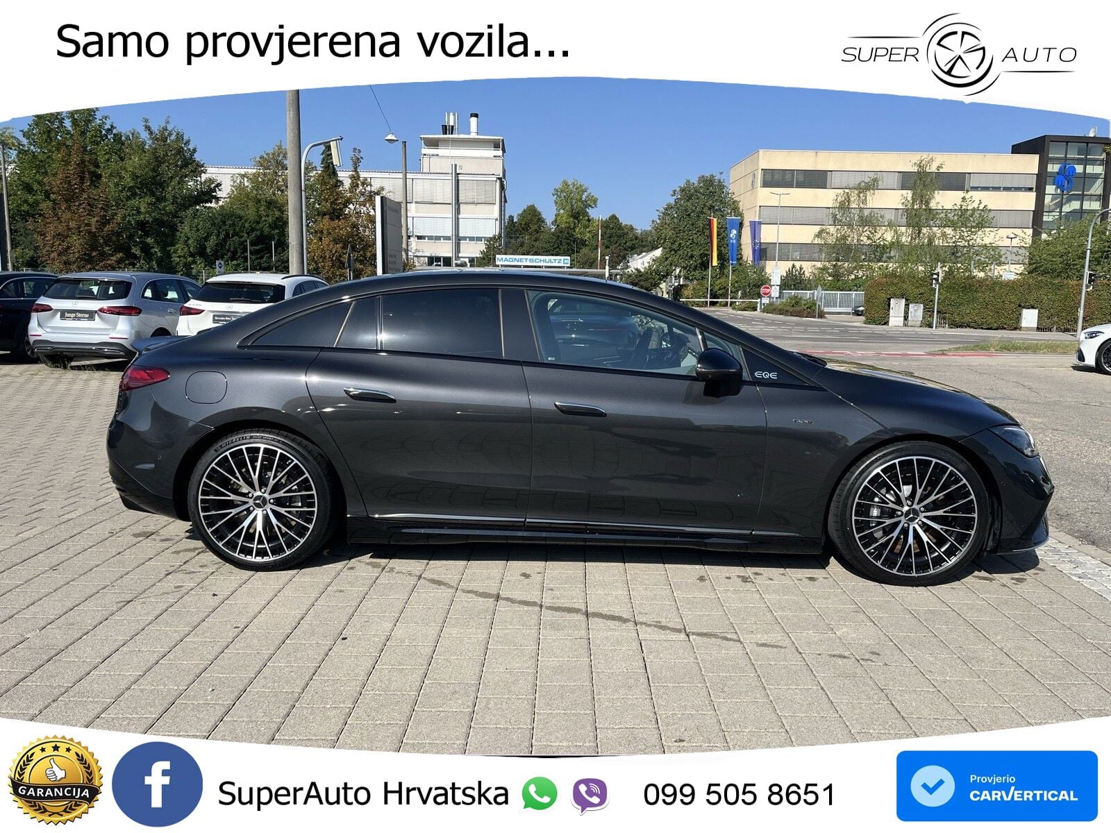 Mercedes EQE AMG 53 100 kWh (625 KS) 4MATIC+ ZRAČNI+ACC+GR SJED+KAM+PANO