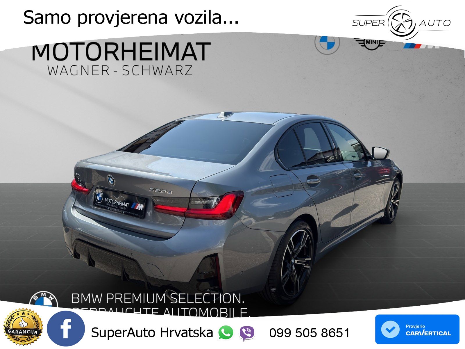 BMW 320d (190 KS) xDrive Steptronic M Sport LED+GR SJED+ACC