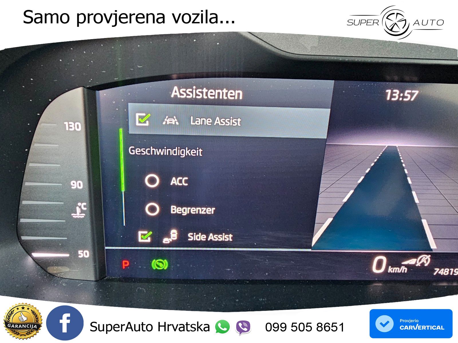 Škoda Octavia Combi 1.5 TSI EVO e-TEC (150 KS) DSG LED+GR SJED+ACC