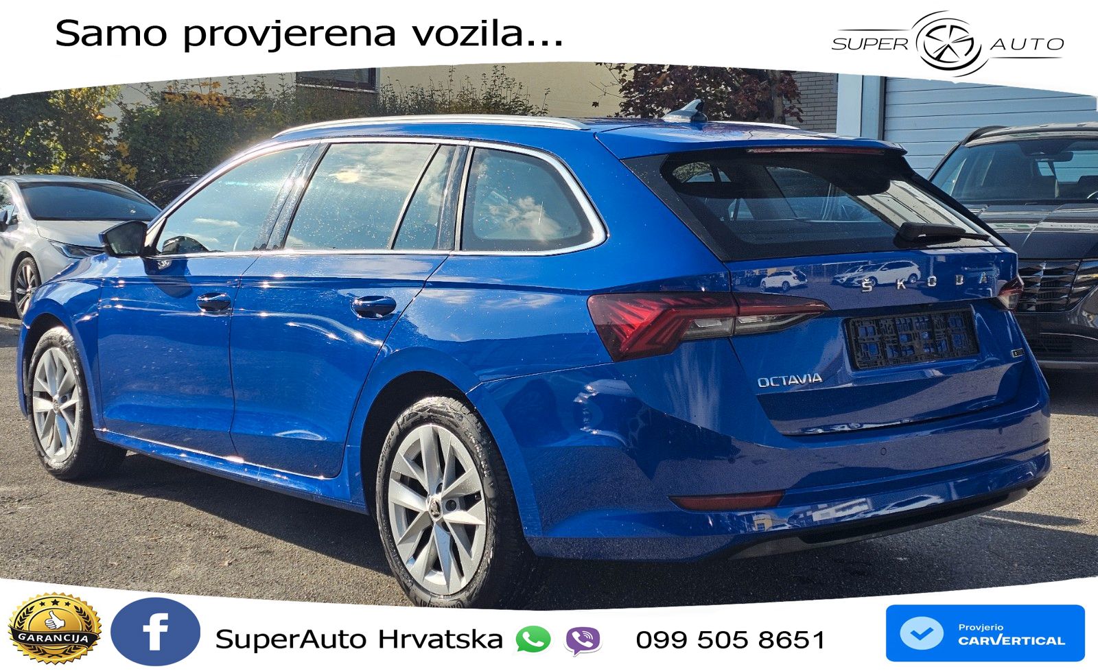 Škoda Octavia Combi 1.5 TSI EVO e-TEC (150 KS) DSG LED+GR SJED+ACC
