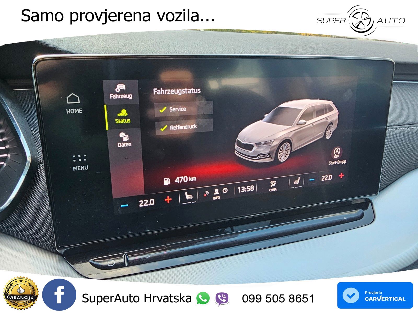 Škoda Octavia Combi 1.5 TSI EVO e-TEC (150 KS) DSG LED+GR SJED+ACC