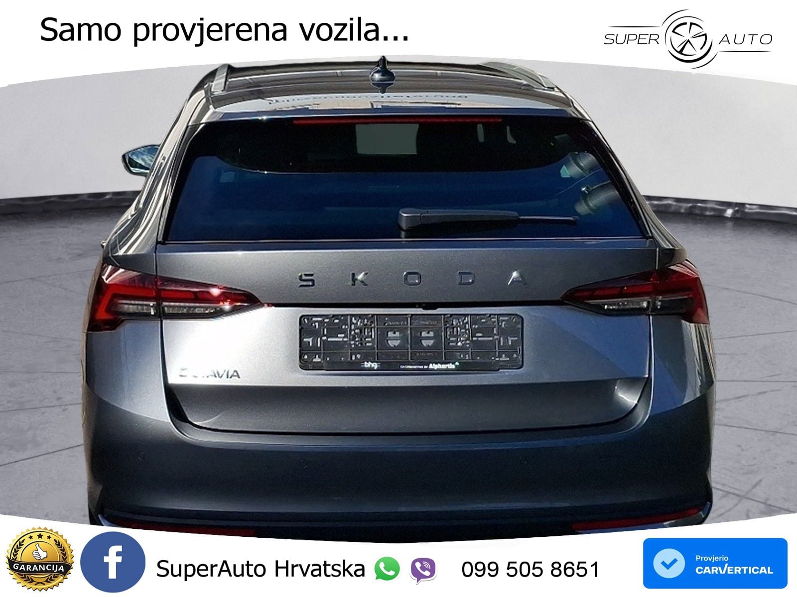 Škoda Octavia Combi 1.5 TSI (150 KS) DSG LED+GR SJED+ACC