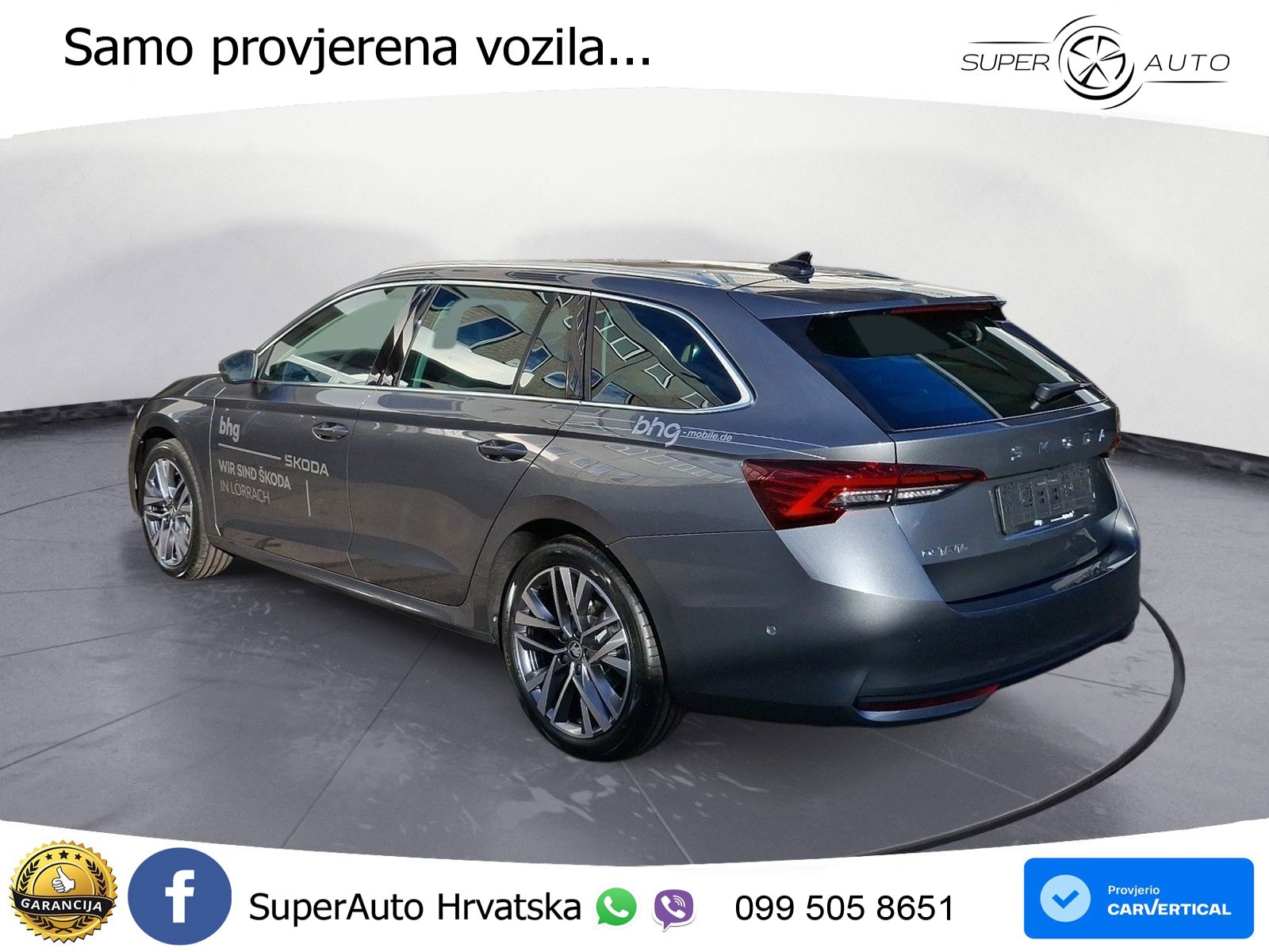 Škoda Octavia Combi 1.5 TSI (150 KS) DSG LED+GR SJED+ACC