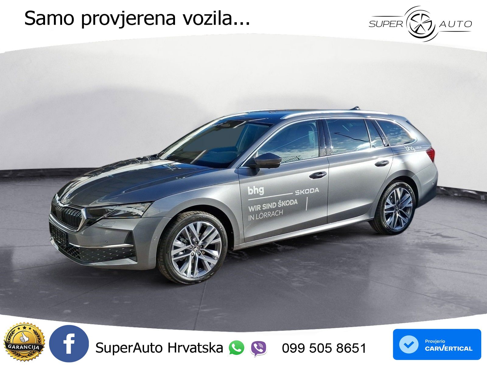 Škoda Octavia Combi 1.5 TSI (150 KS) DSG LED+GR SJED+ACC