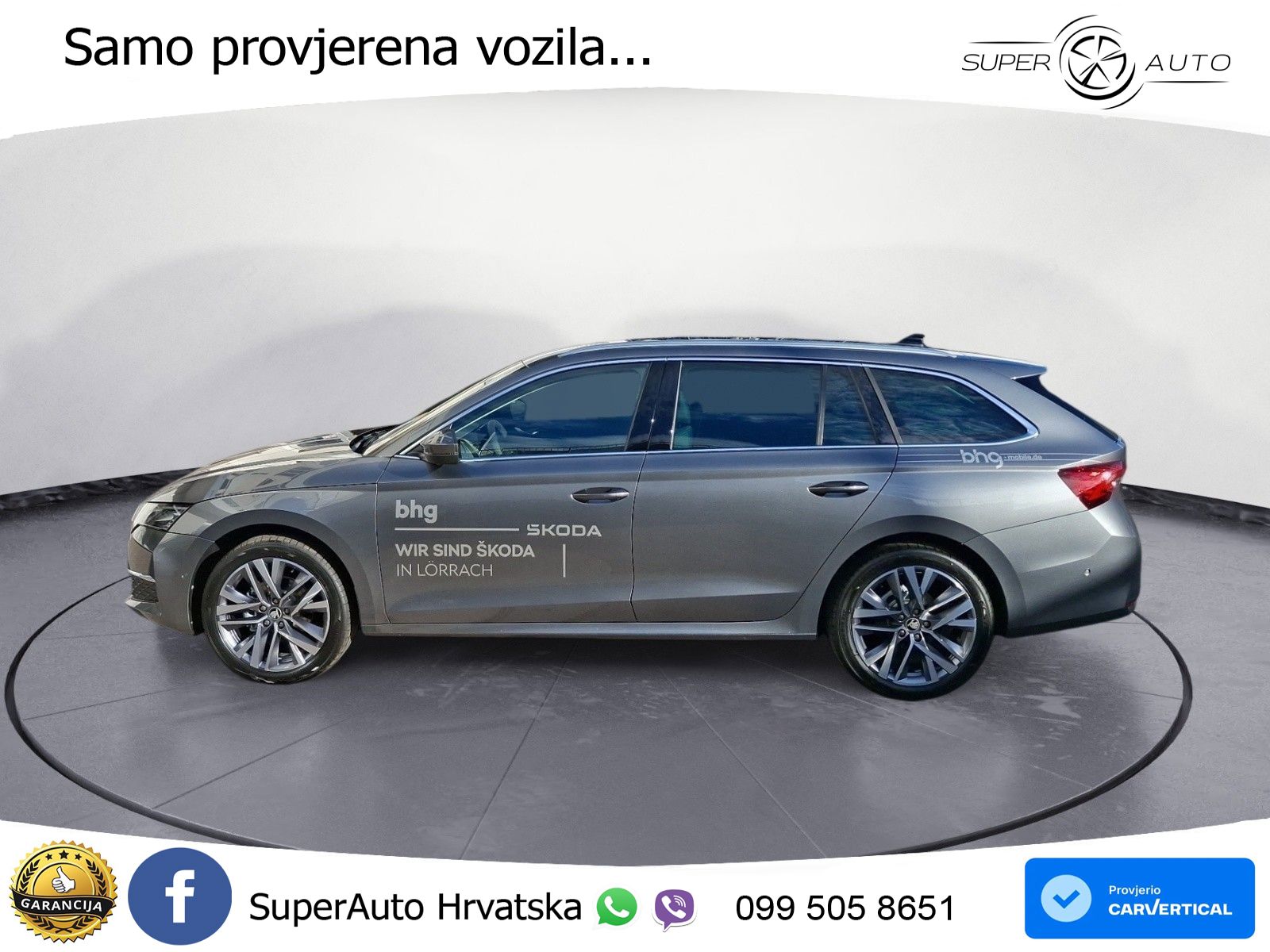 Škoda Octavia Combi 1.5 TSI (150 KS) DSG LED+GR SJED+ACC