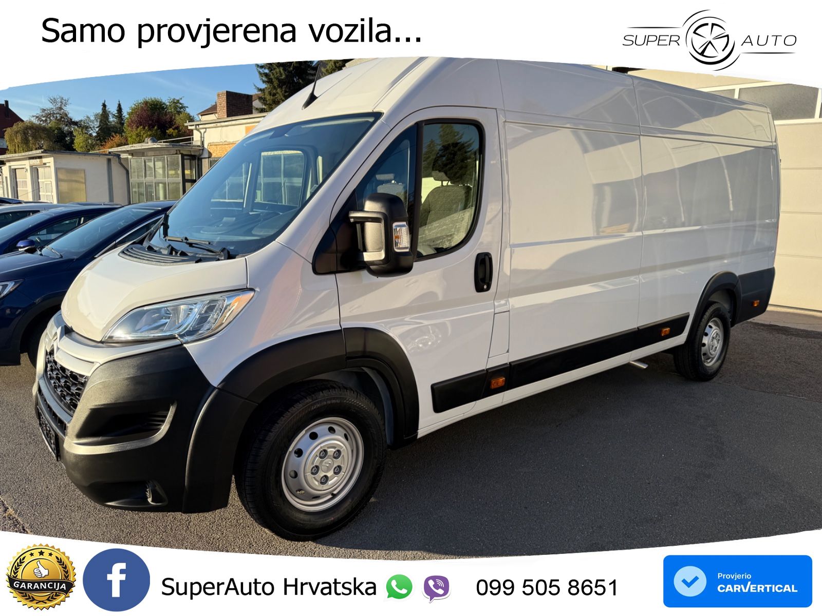 Citroën Jumper Grossraumkasten 35 L4H2 Control Heavy Blu 165 KS