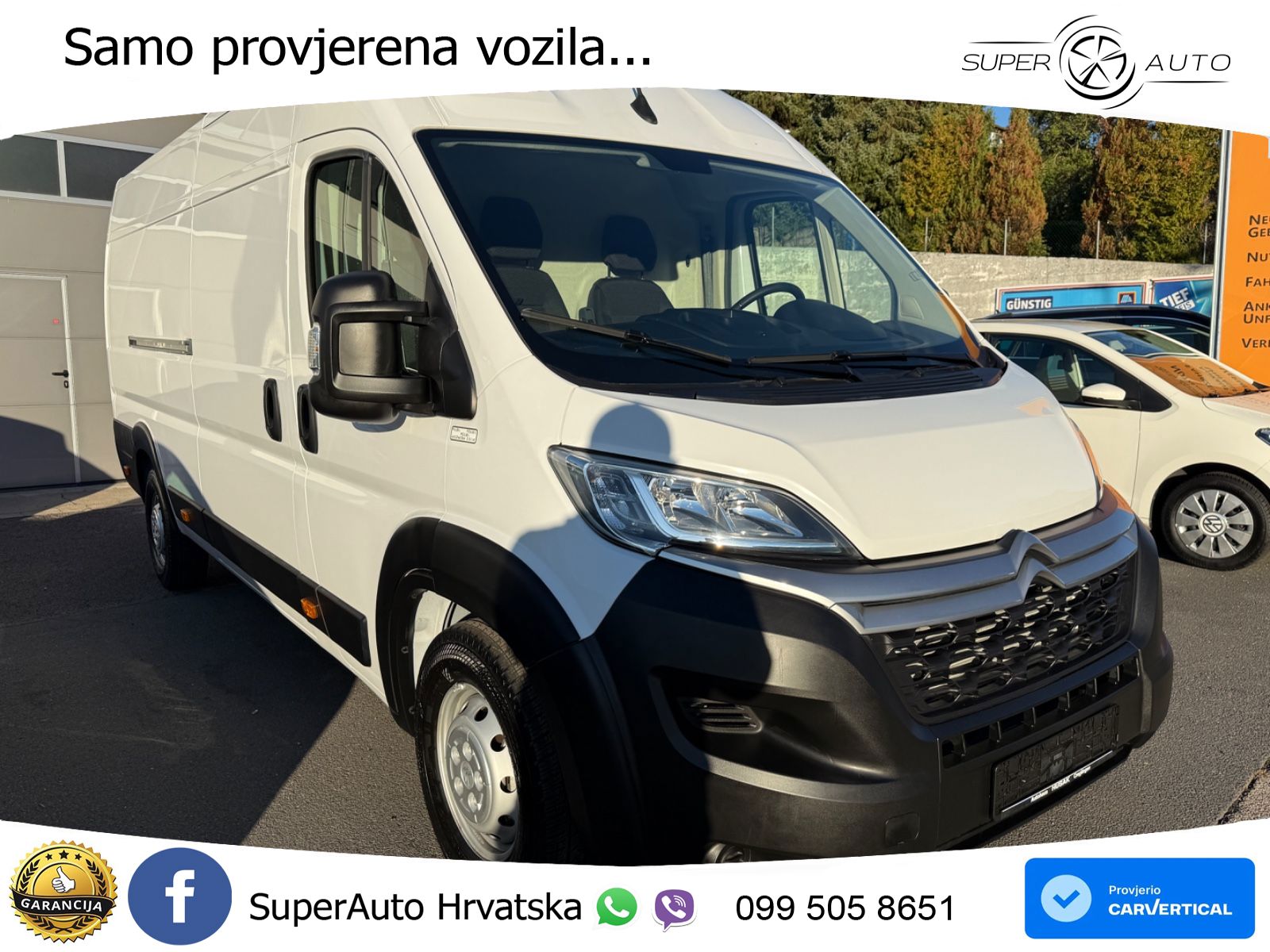 Citroën Jumper Grossraumkasten 35 L4H2 Control Heavy Blu 165 KS