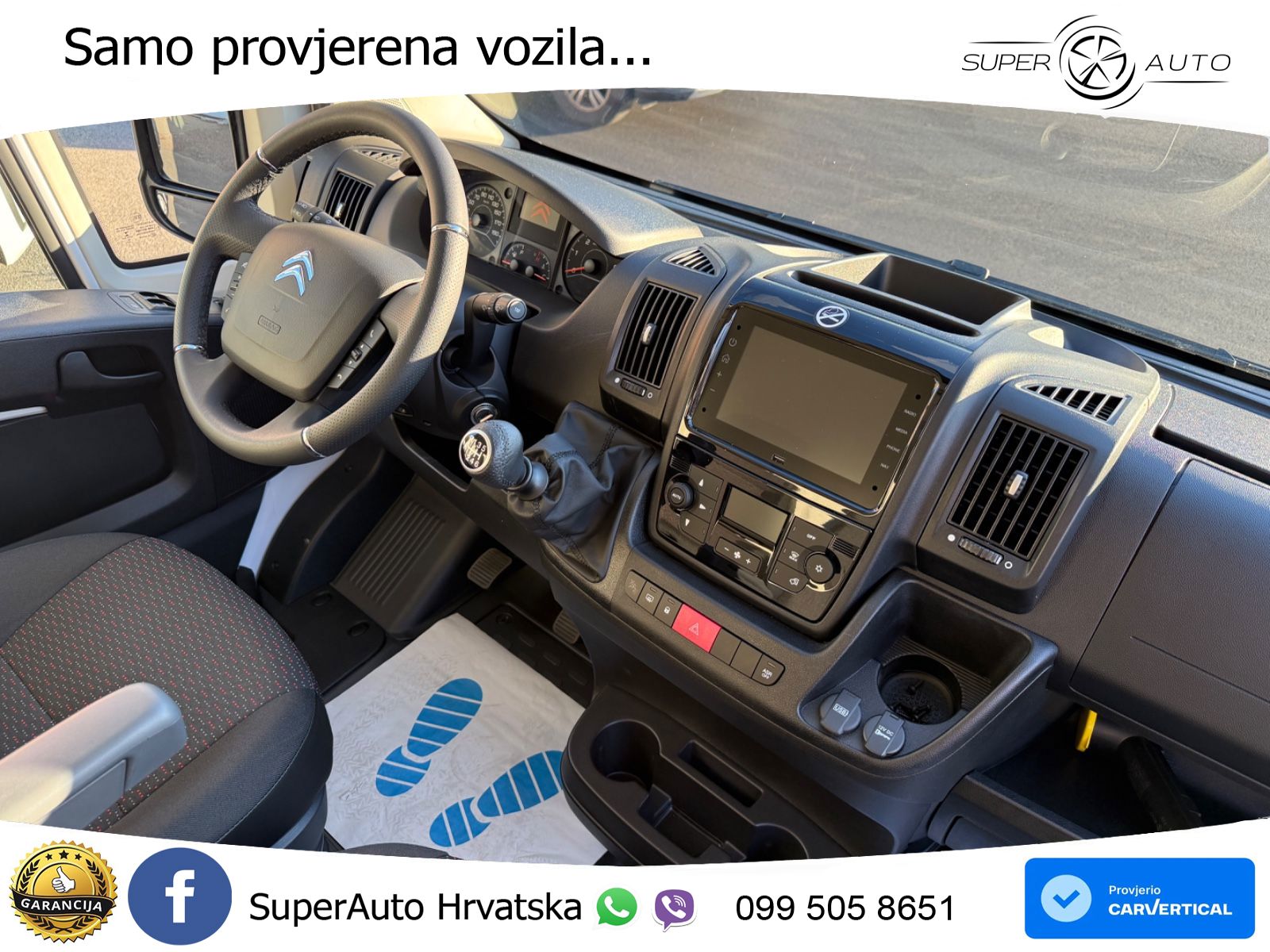 Citroën Jumper Grossraumkasten 35 L4H2 Control Heavy Blu 165 KS