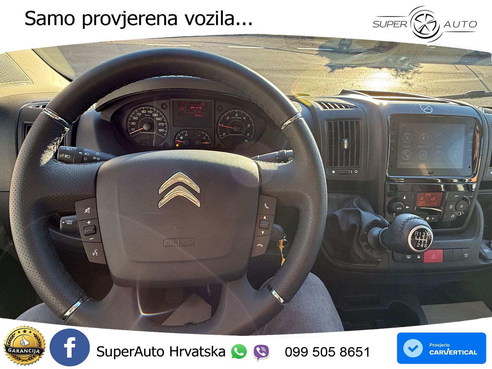 Citroën Jumper Grossraumkasten 35 L4H2 Control Heavy Blu 165 KS