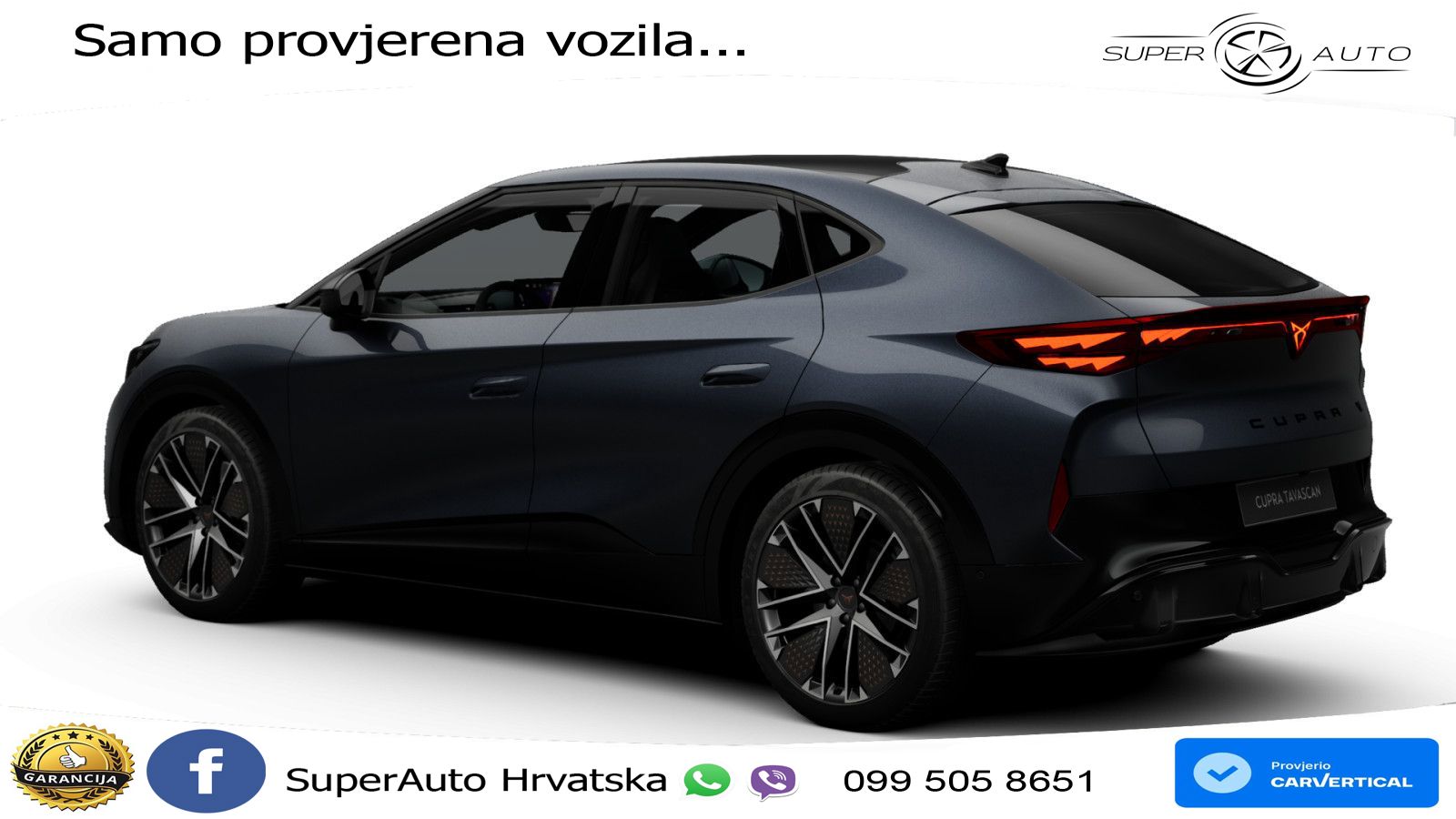 Cupra Tavascan 82 kWh (340 KS)  4WD VZ LED+GR SJED+ACC