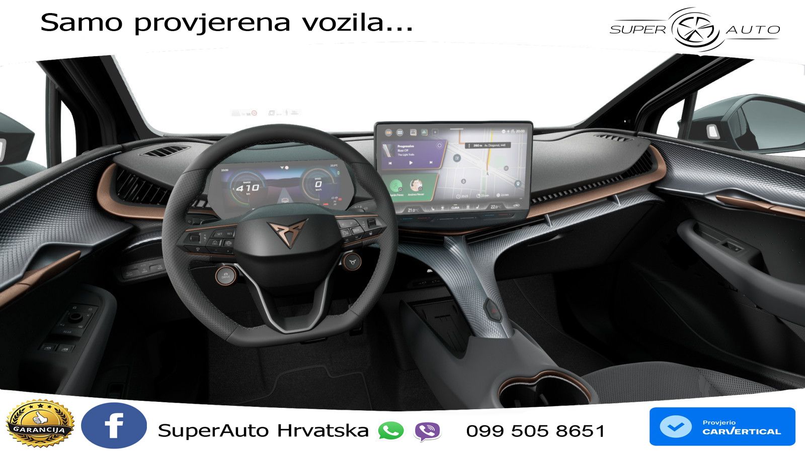 Cupra Tavascan 82 kWh (340 KS)  4WD VZ LED+GR SJED+ACC