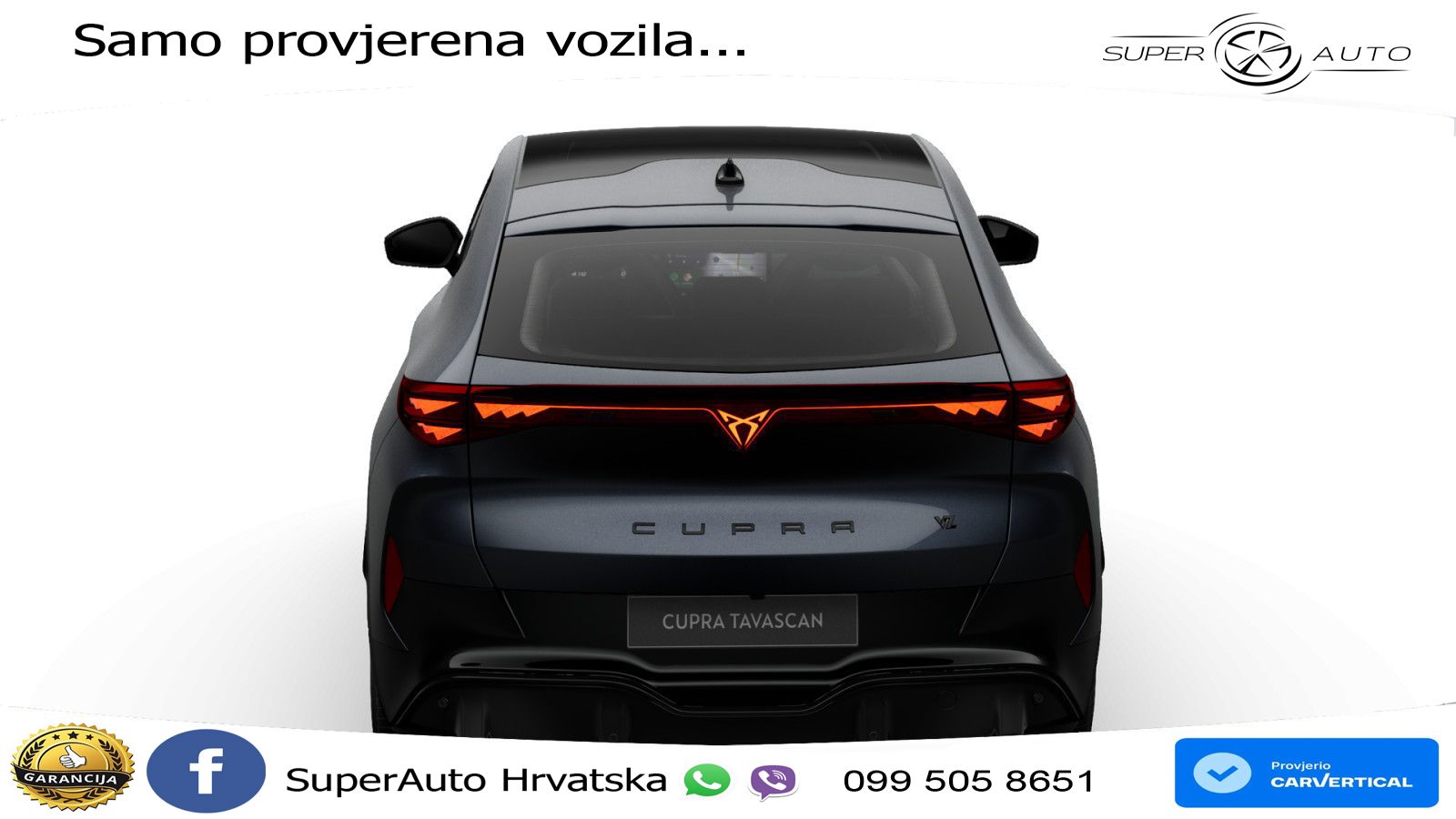 Cupra Tavascan 82 kWh (340 KS)  4WD VZ LED+GR SJED+ACC