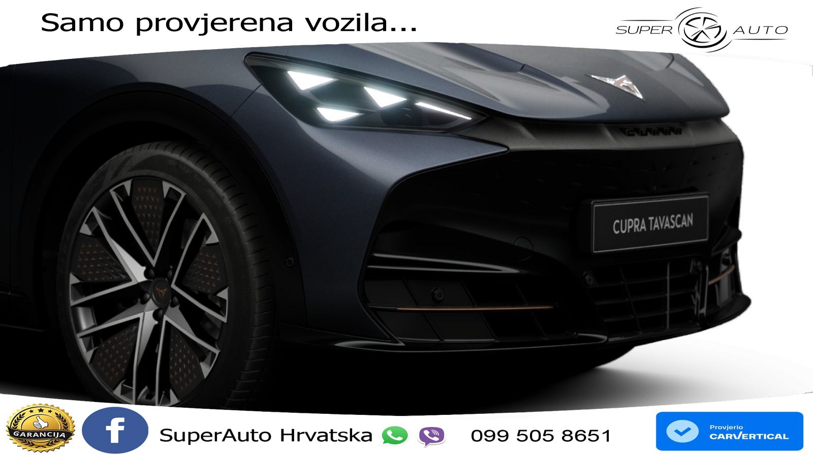 Cupra Tavascan 82 kWh (340 KS)  4WD VZ LED+GR SJED+ACC