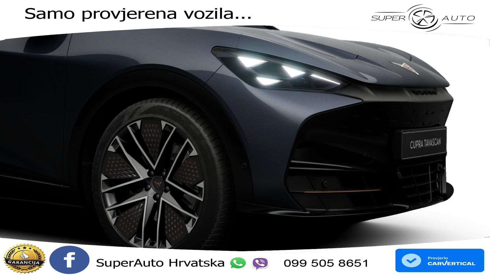 Cupra Tavascan 82 kWh (340 KS)  4WD VZ LED+GR SJED+ACC