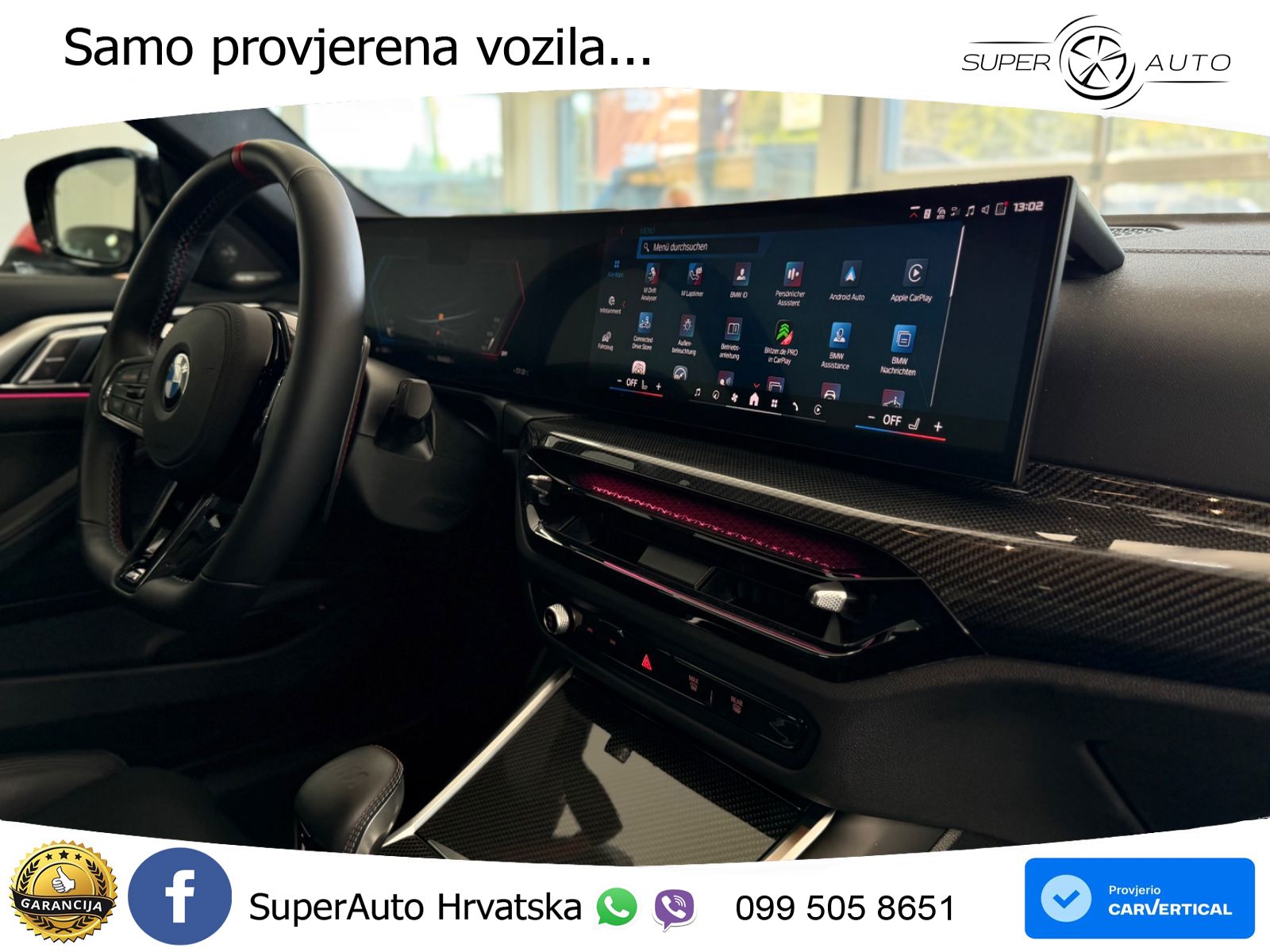 BMW M4 Competition 3.0 (510 KS) Steptronic LED+GR SJED+ACC