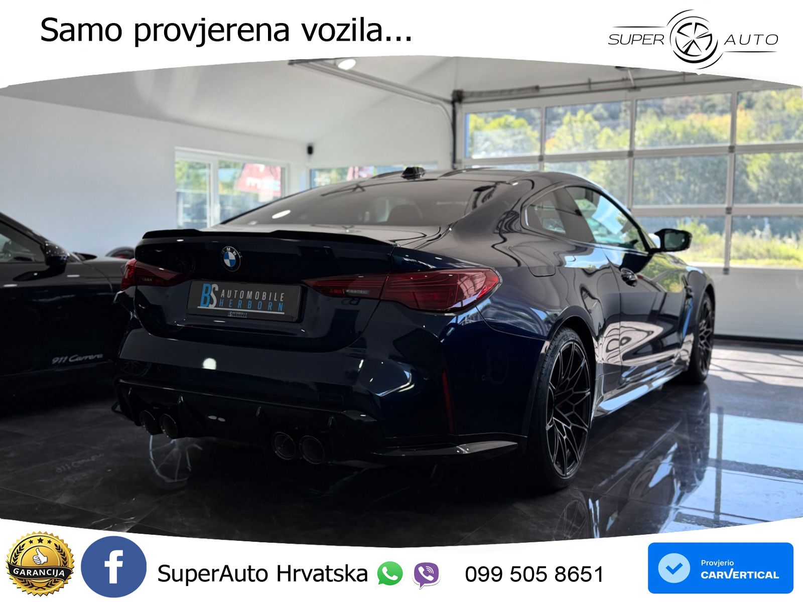 BMW M4 Competition 3.0 (510 KS) Steptronic LED+GR SJED+ACC