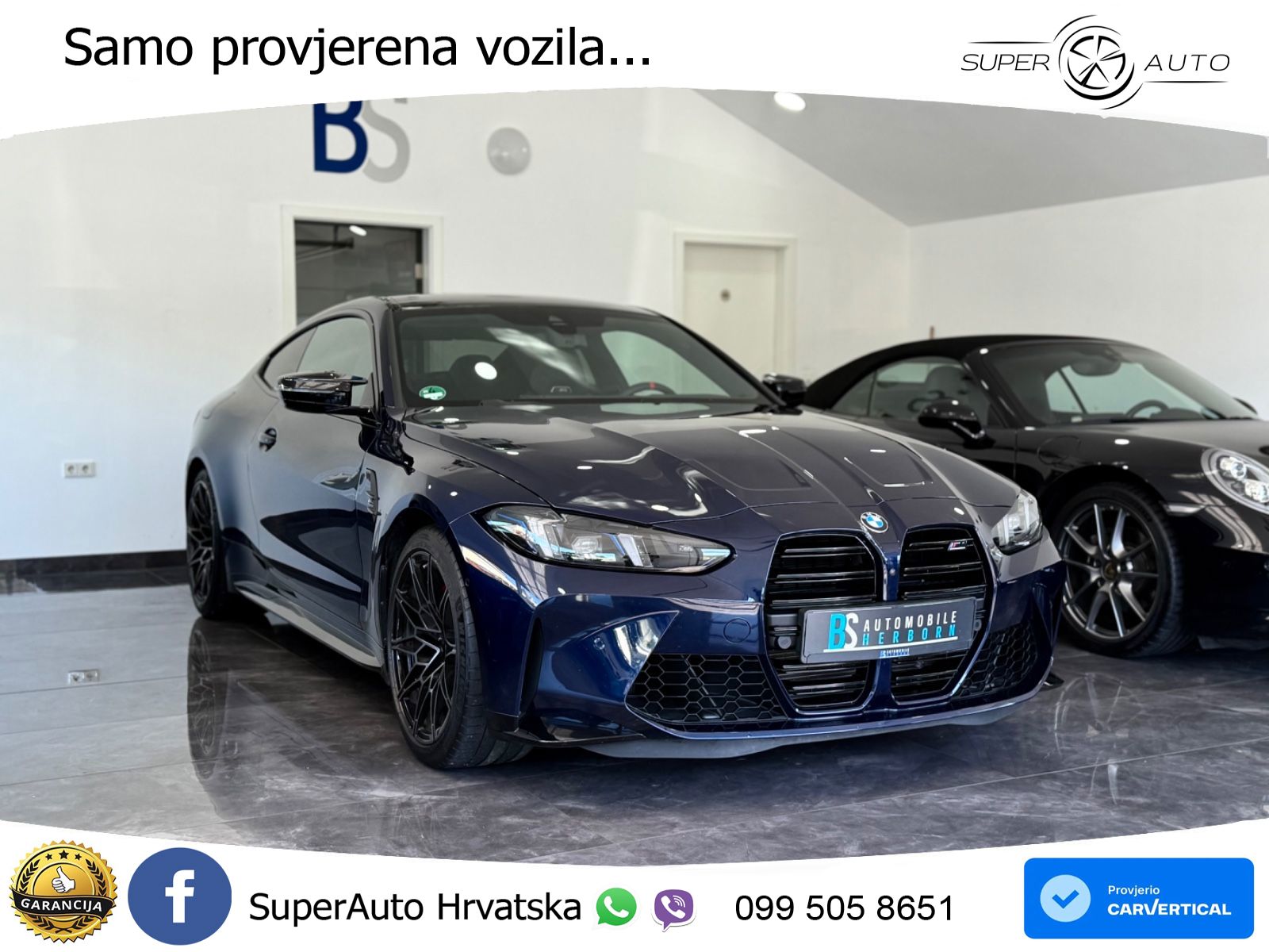 BMW M4 Competition 3.0 (510 KS) Steptronic LED+GR SJED+ACC