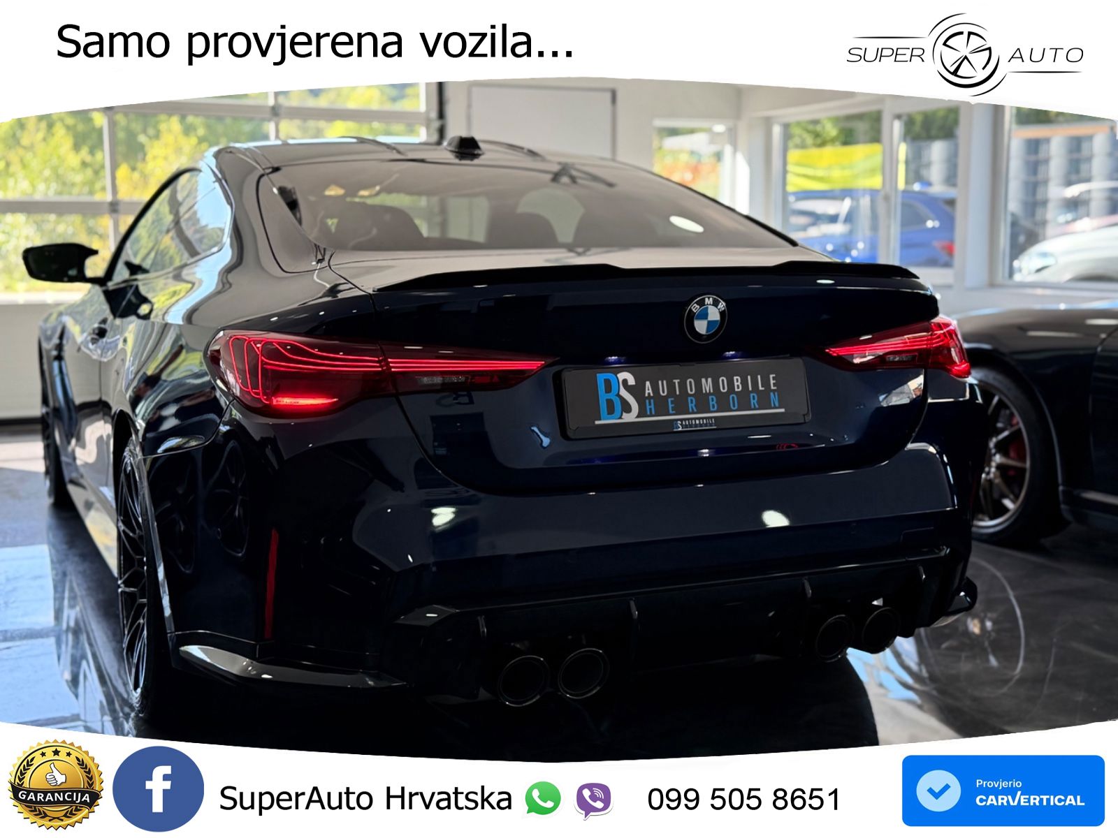 BMW M4 Competition 3.0 (510 KS) Steptronic LED+GR SJED+ACC
