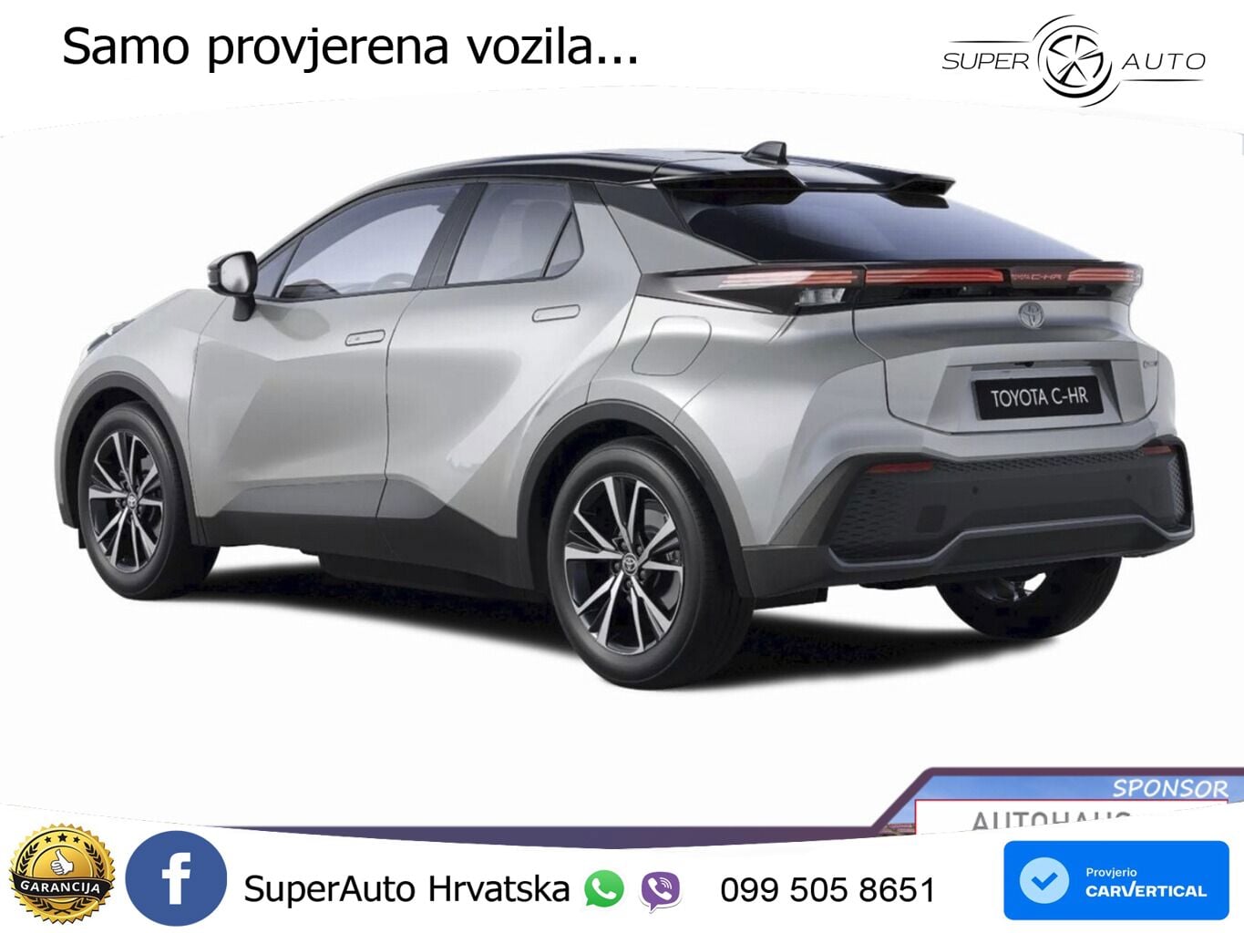 Toyota C-HR 2.0 (223 KS) PHEV e-CVT Teamplayer LED+GR SJED+ACC
