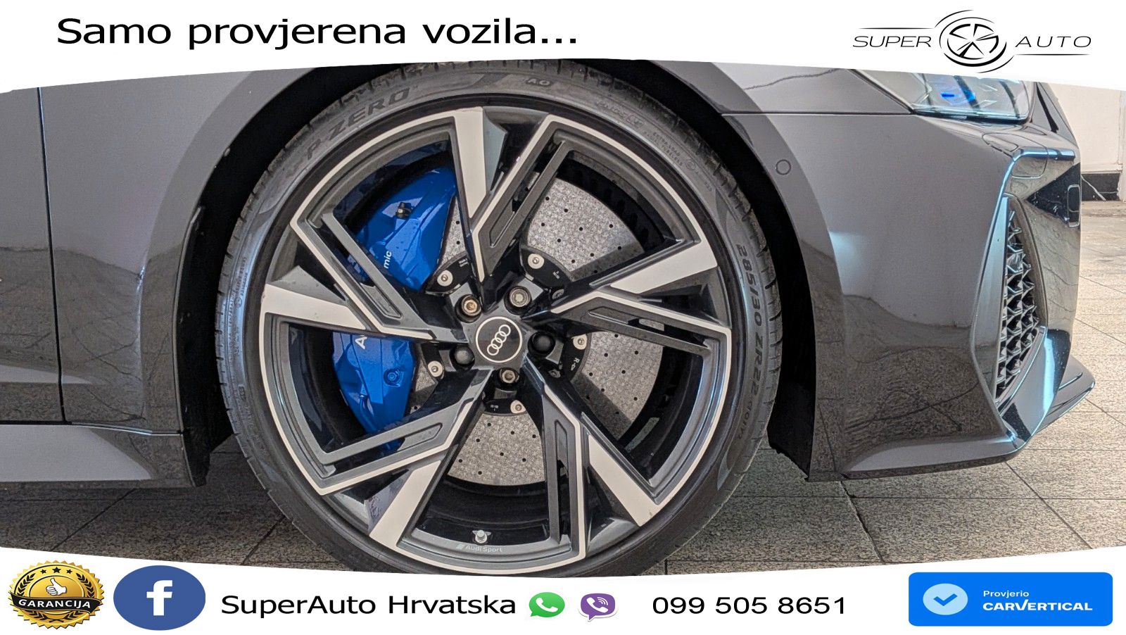 Audi RS6 Avant 4.0 TFSI V8 (600 KS) quattro Tiptronic ZRAČNI+ACC+GR SJED+KAM+PANO