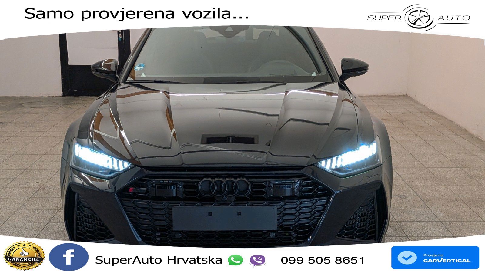 Audi RS6 Avant 4.0 TFSI V8 (600 KS) quattro Tiptronic ZRAČNI+ACC+GR SJED+KAM+PANO