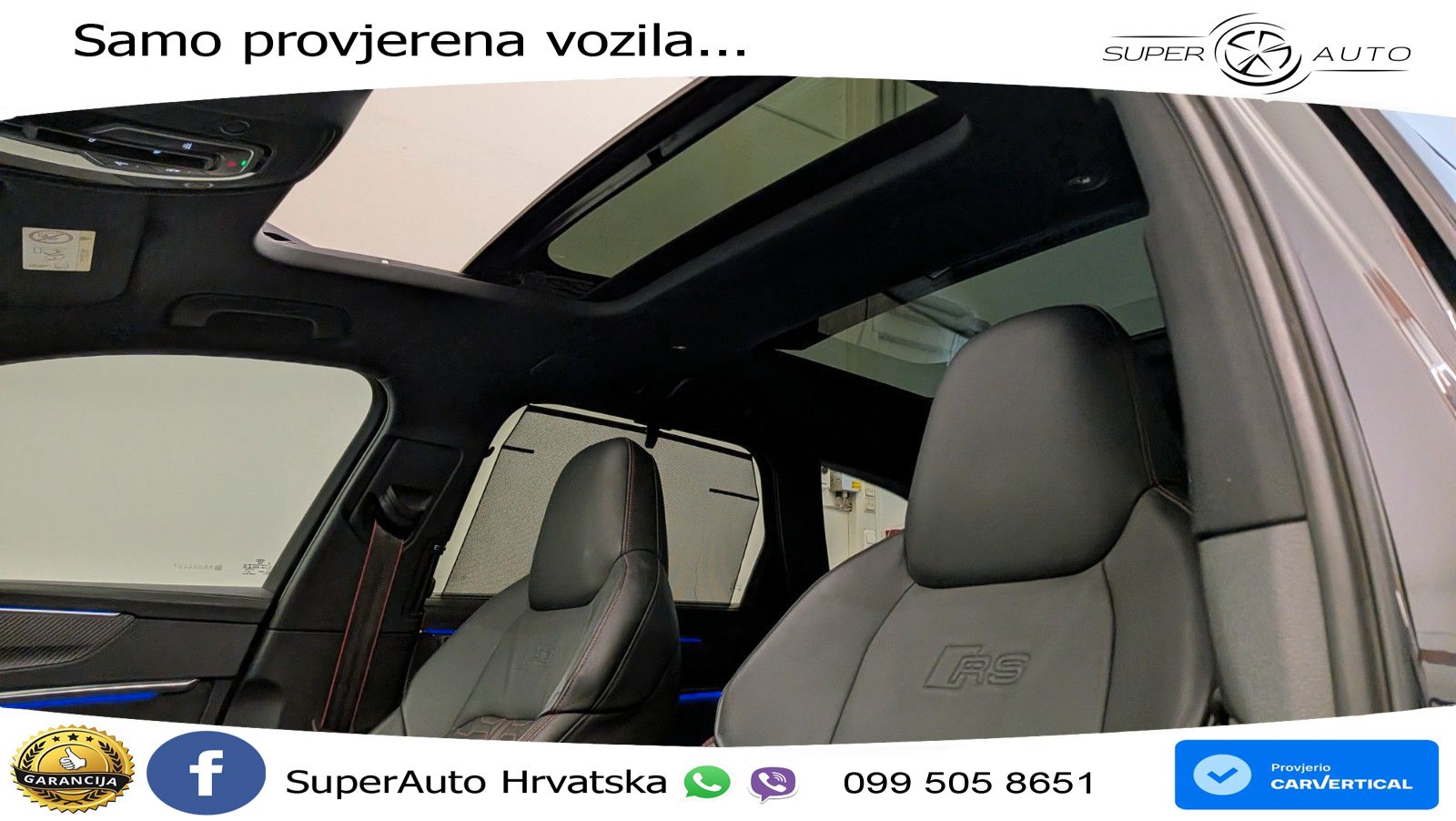 Audi RS6 Avant 4.0 TFSI V8 (600 KS) quattro Tiptronic ZRAČNI+ACC+GR SJED+KAM+PANO