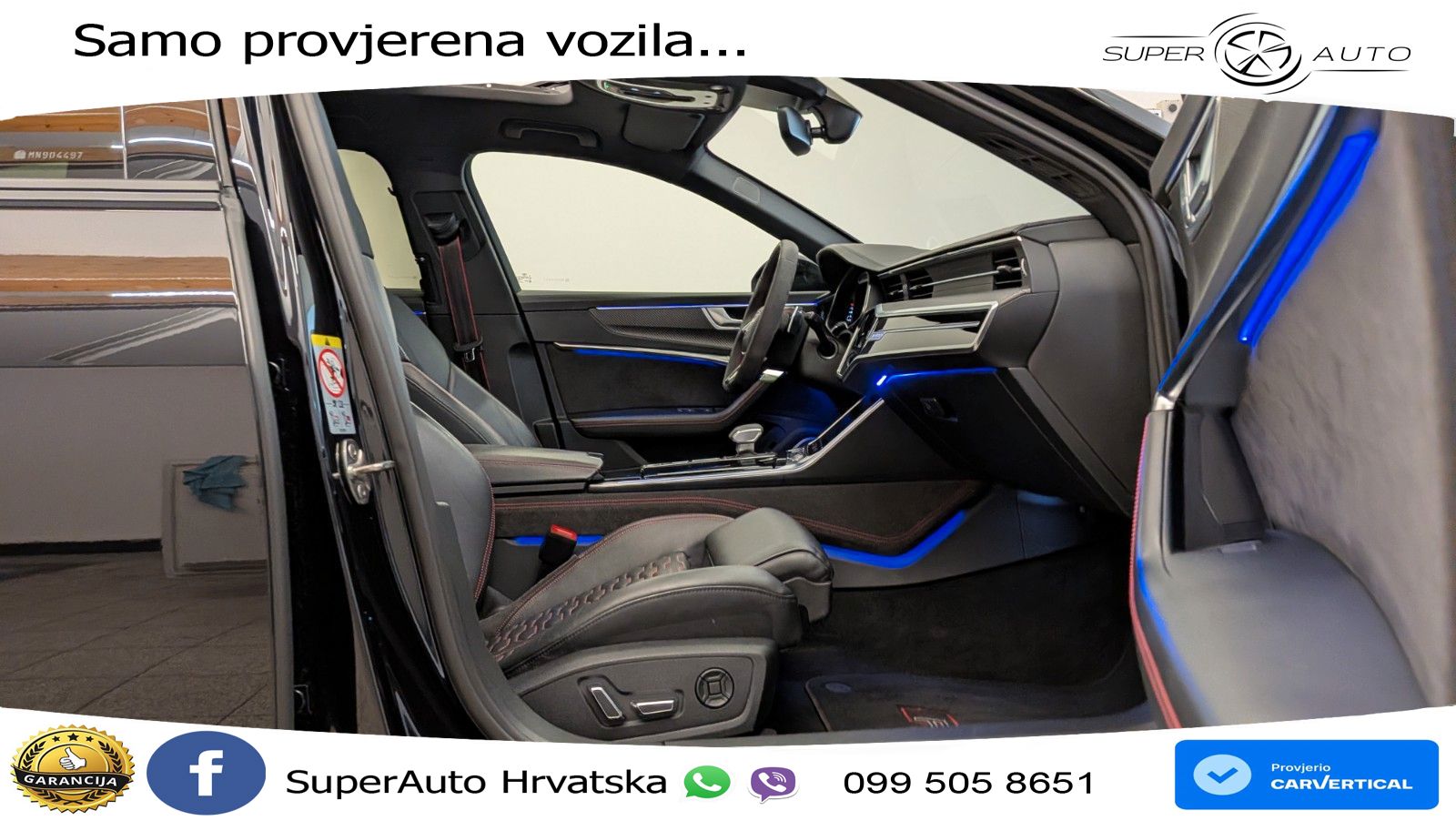 Audi RS6 Avant 4.0 TFSI V8 (600 KS) quattro Tiptronic ZRAČNI+ACC+GR SJED+KAM+PANO