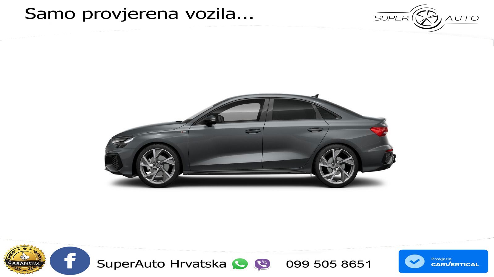 Audi A3 Limuzina 35 TFSI (150 KS) S tronic S line LED+GR SJED+ACC