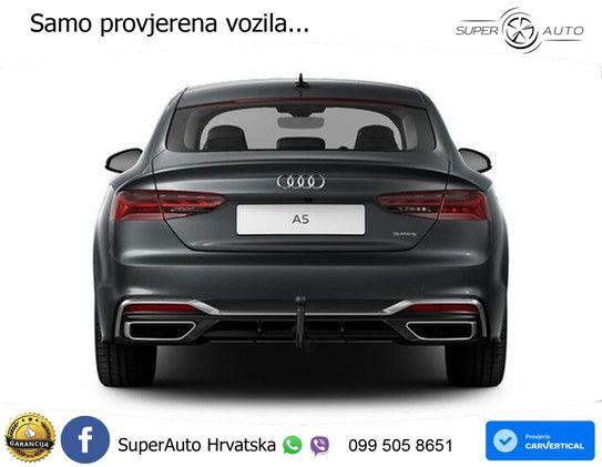 Audi A5 Sportback 45 TFSI (265 KS) quattro S tronic S line MATRIX+GR SJED+KAM