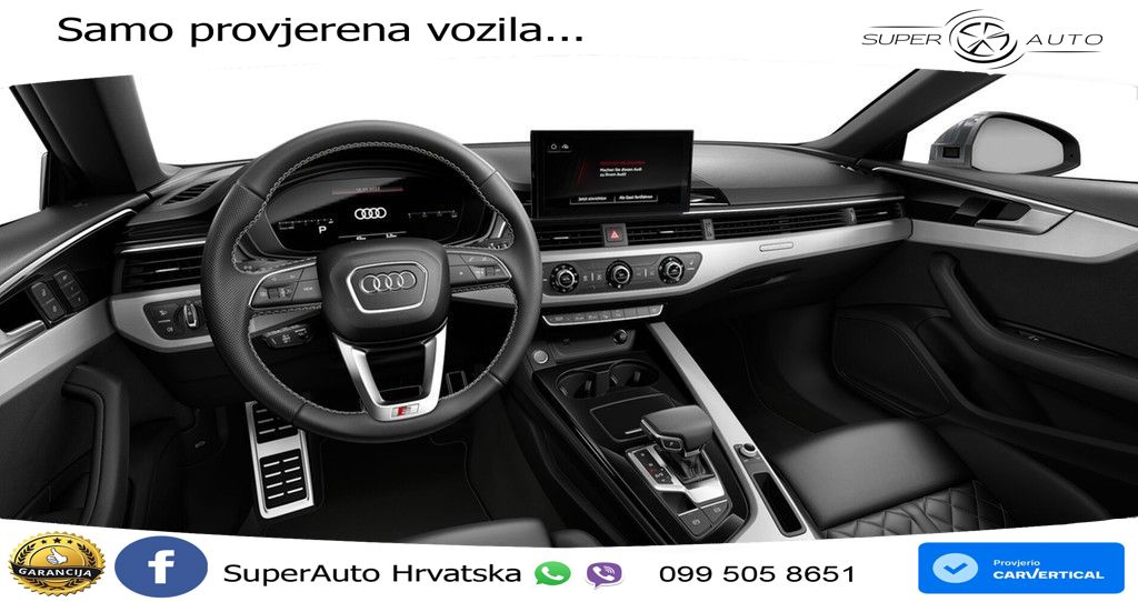 Audi A5 Sportback 45 TFSI (265 KS) quattro S tronic S line MATRIX+GR SJED+KAM