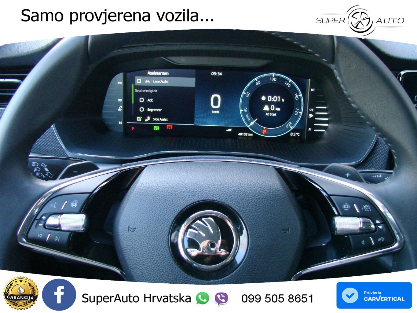 Škoda Octavia Combi 2.0 TDI (150 KS) DSG LED+GR SJED+ACC