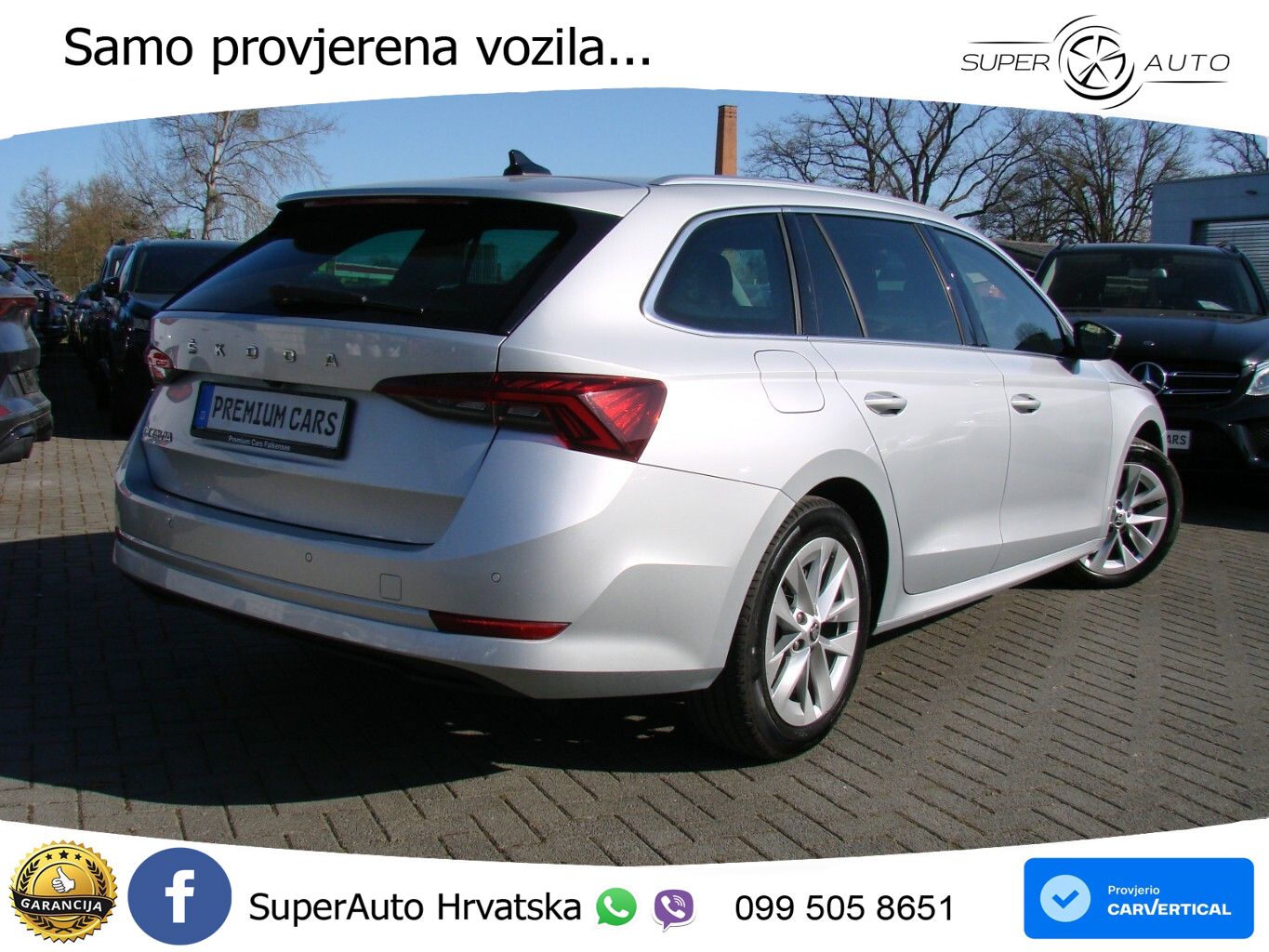 Škoda Octavia Combi 2.0 TDI (150 KS) DSG LED+GR SJED+ACC