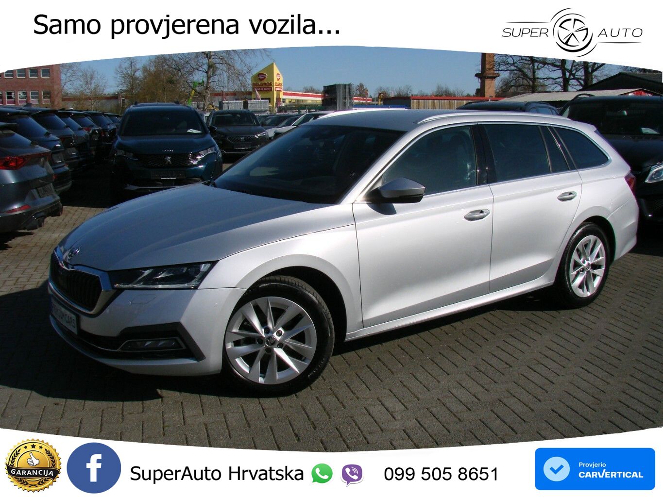 Škoda Octavia Combi 2.0 TDI (150 KS) DSG LED+GR SJED+ACC