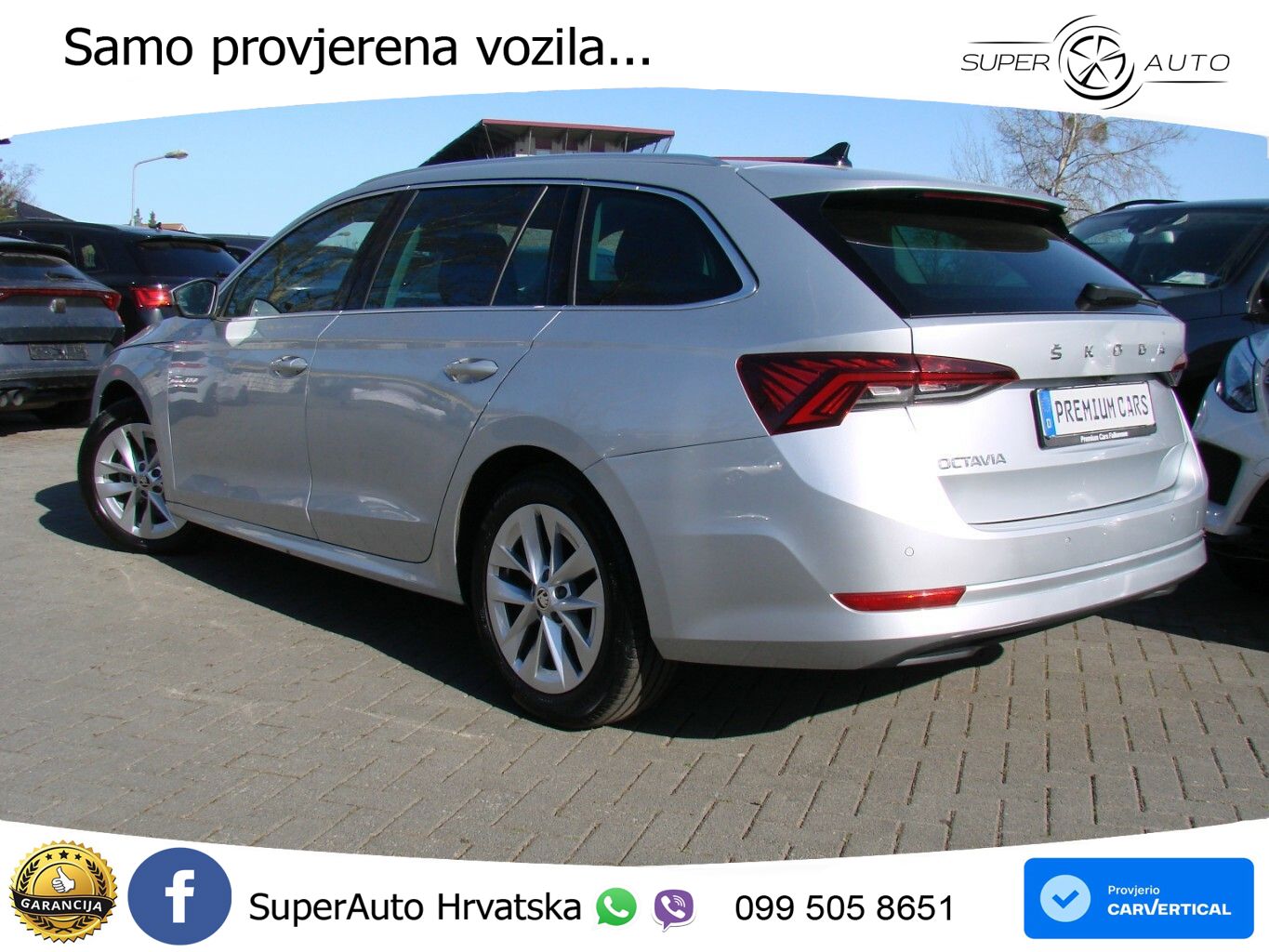 Škoda Octavia Combi 2.0 TDI (150 KS) DSG LED+GR SJED+ACC
