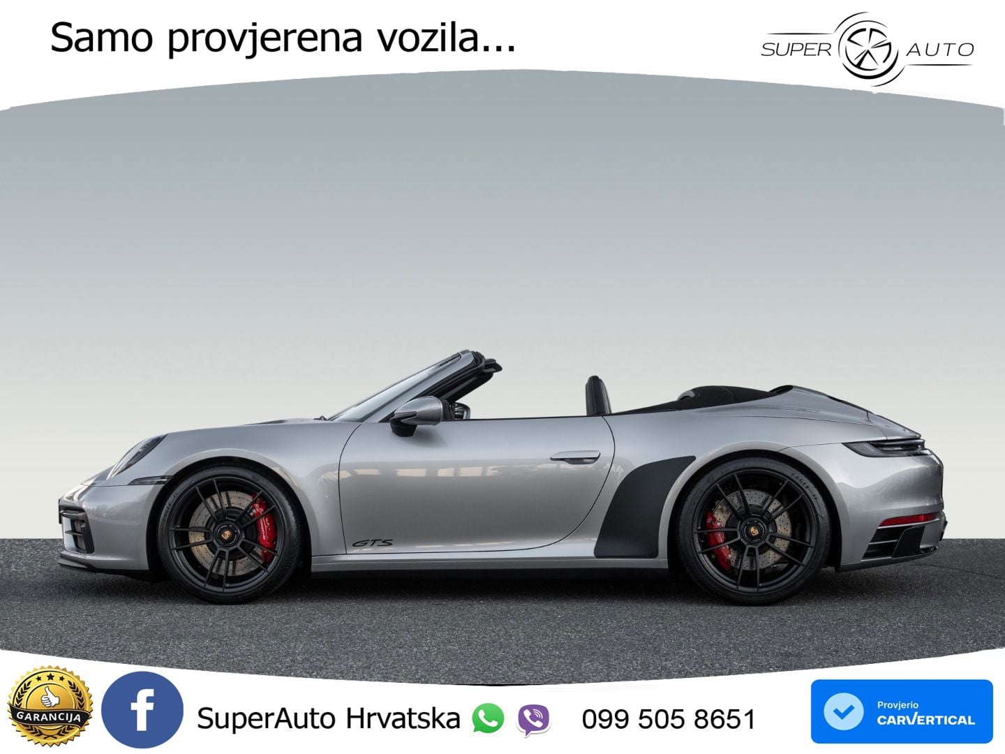 Porsche 911 Carrera GTS Cabriolet 3.0 (480 KS) PDK MATRIX+GR SJED+KAM