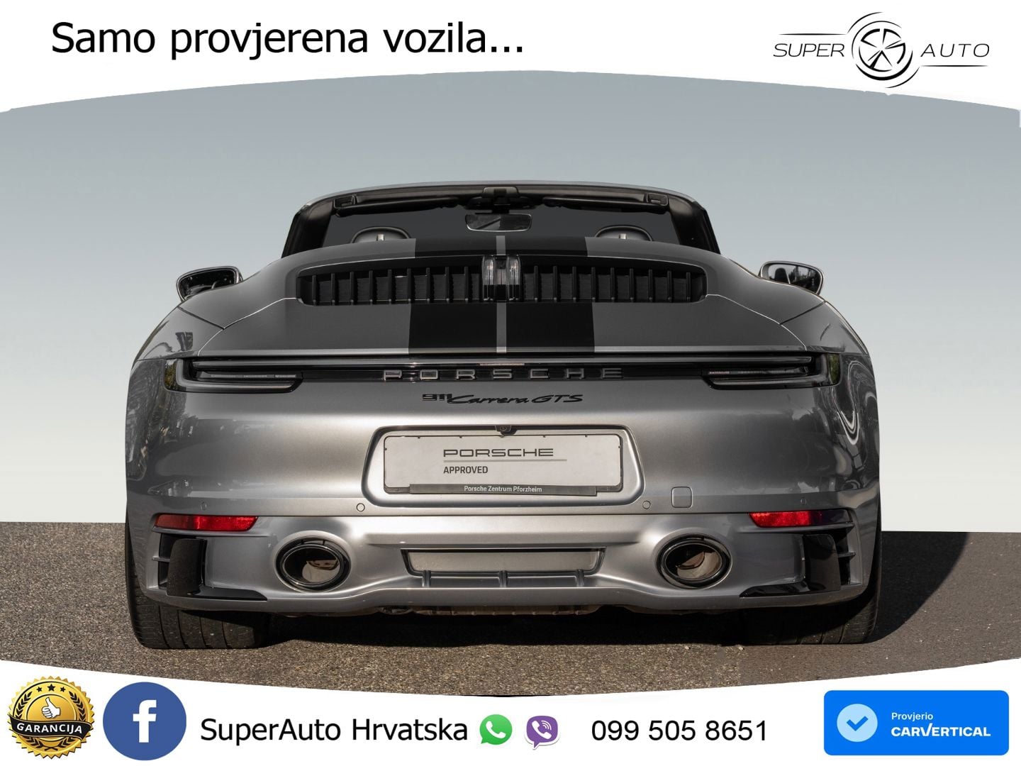 Porsche 911 Carrera GTS Cabriolet 3.0 (480 KS) PDK MATRIX+GR SJED+KAM