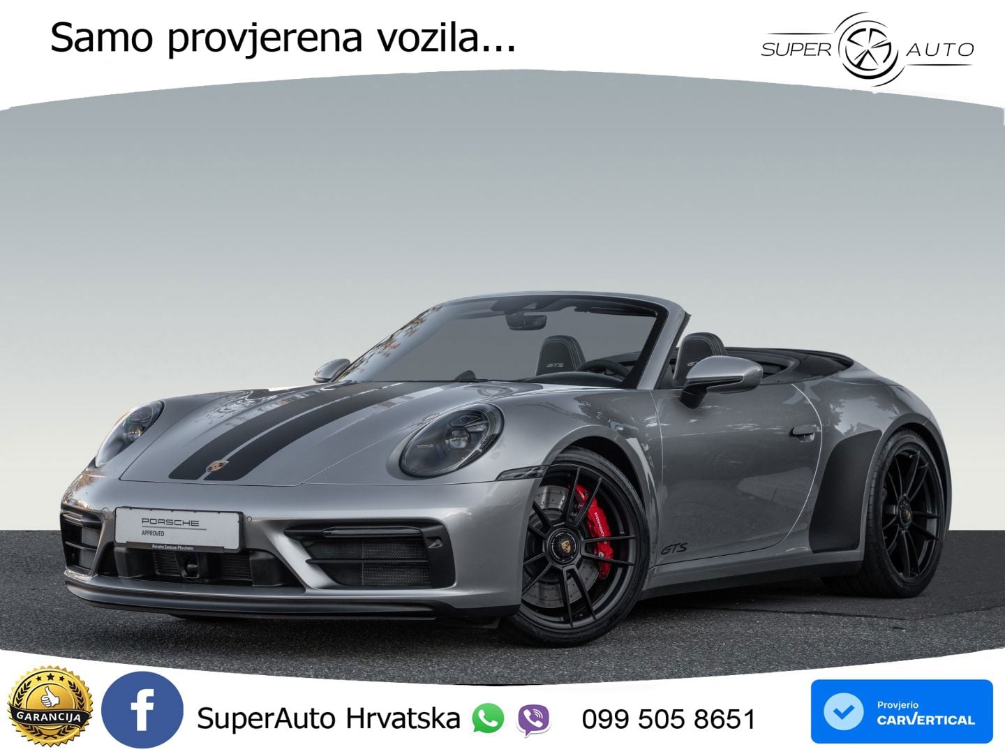 Porsche 911 Carrera GTS Cabriolet 3.0 (480 KS) PDK MATRIX+GR SJED+KAM