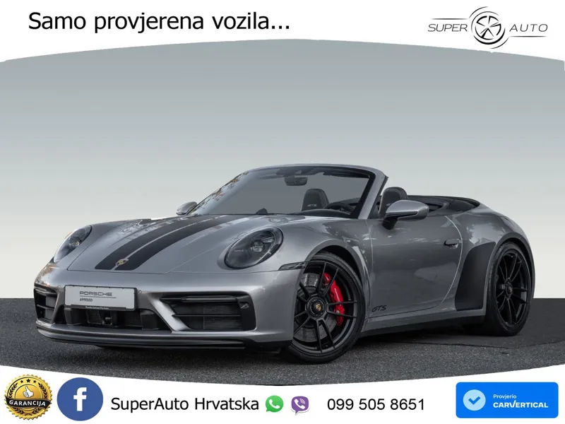 Porsche 911 Carrera GTS Cabriolet 3.0 (480 KS) PDK MATRIX+GR SJED+KAM