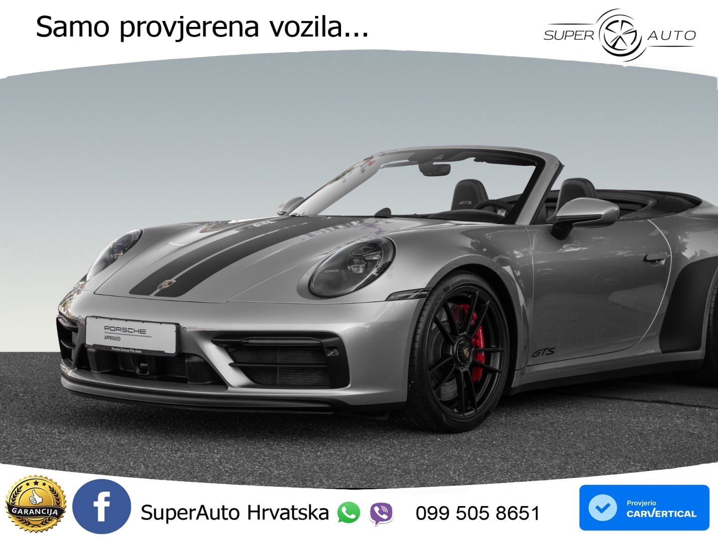 Porsche 911 Carrera GTS Cabriolet 3.0 (480 KS) PDK MATRIX+GR SJED+KAM
