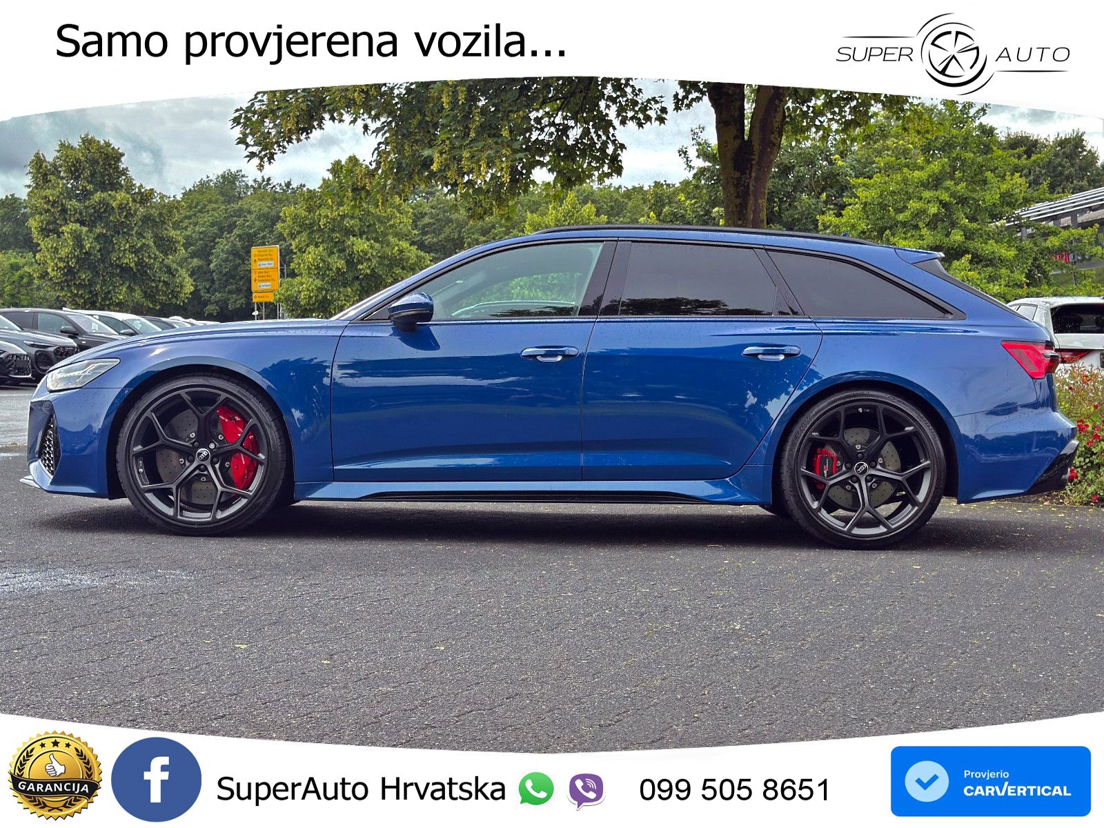 Audi RS6 Avant 4.0 TFSI V8 performance (630 KS)  quattro tiptronic LED+GR SJED+ACC