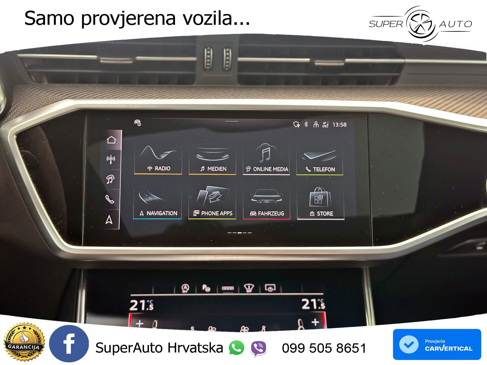 Audi RS6 Avant 4.0 TFSI V8 performance (630 KS)  quattro tiptronic LED+GR SJED+ACC