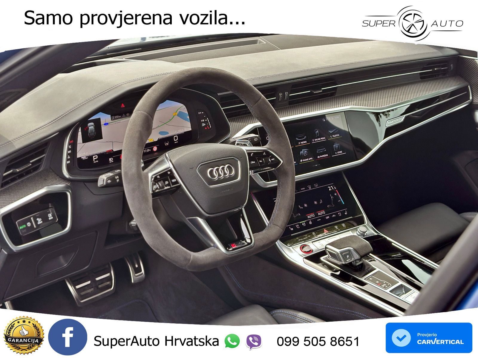 Audi RS6 Avant 4.0 TFSI V8 performance (630 KS)  quattro tiptronic LED+GR SJED+ACC