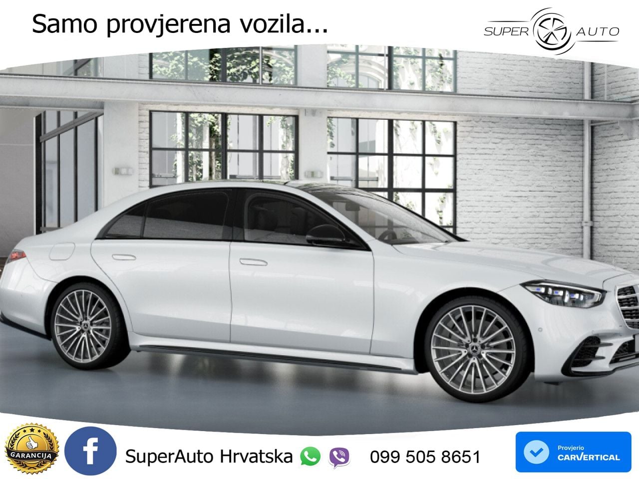 Mercedes S 450d (367 KS) EQ Boost 4MATIC 9G-TRONIC AMG LED+GR SJED+ACC