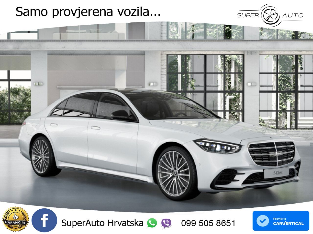 Mercedes S 450d (367 KS) EQ Boost 4MATIC 9G-TRONIC AMG LED+GR SJED+ACC