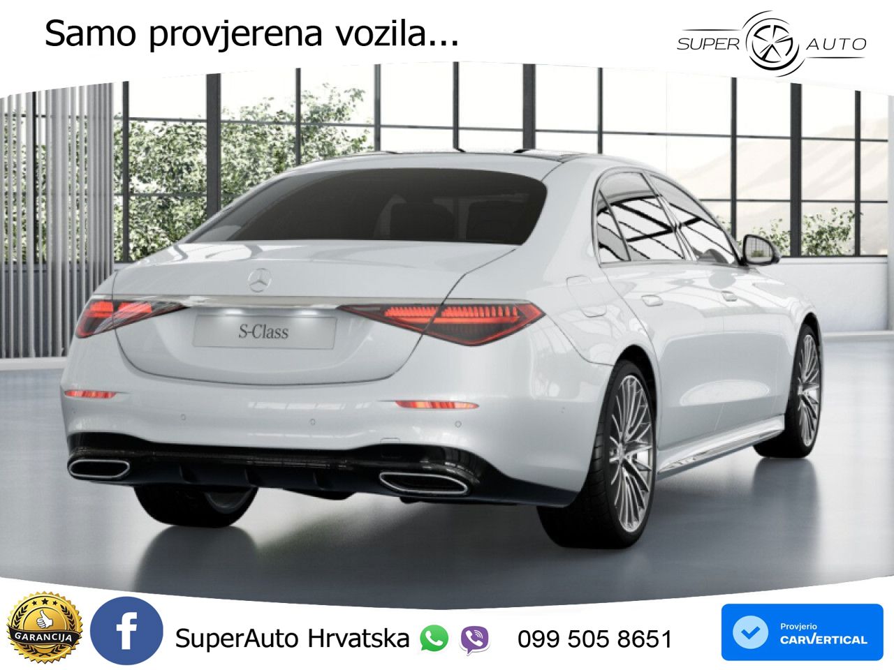 Mercedes S 450d (367 KS) EQ Boost 4MATIC 9G-TRONIC AMG LED+GR SJED+ACC