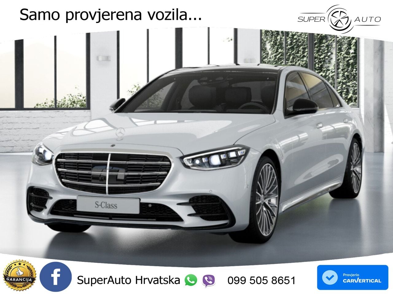 Mercedes S 450d (367 KS) EQ Boost 4MATIC 9G-TRONIC AMG LED+GR SJED+ACC