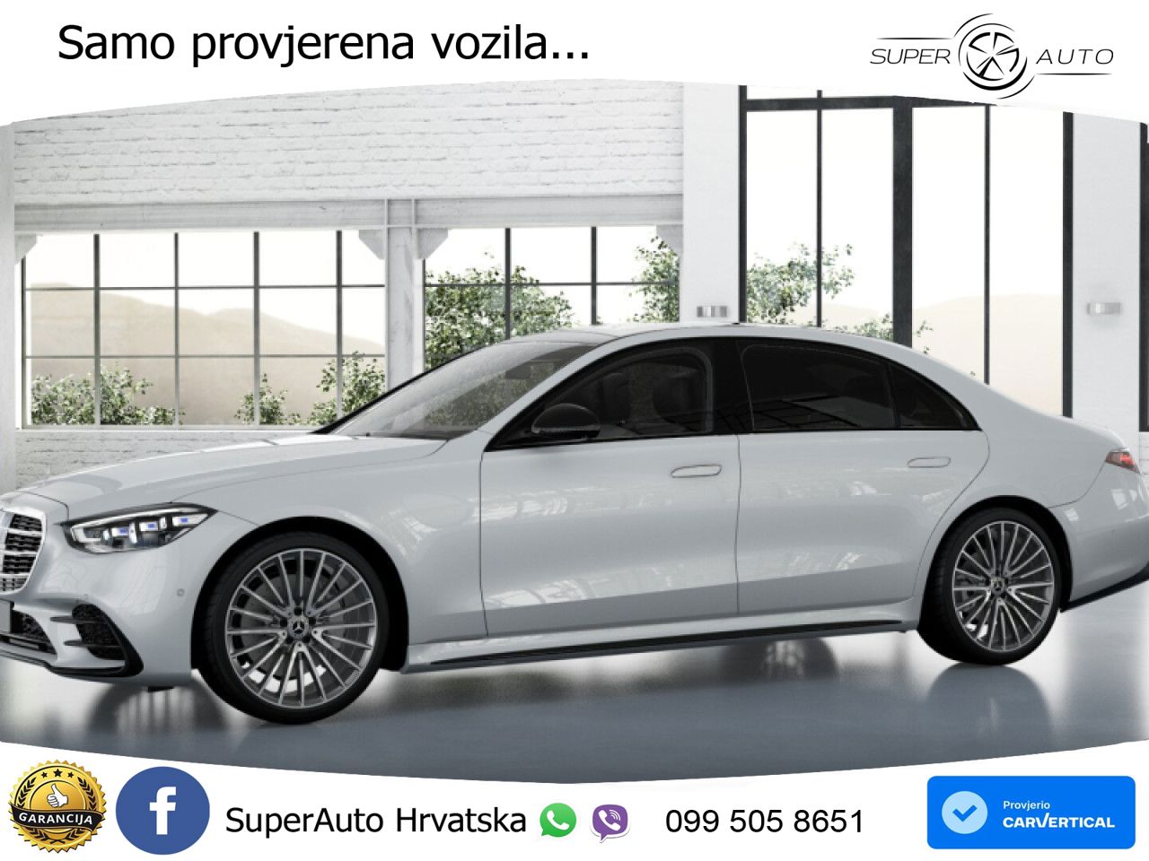 Mercedes S 450d (367 KS) EQ Boost 4MATIC 9G-TRONIC AMG LED+GR SJED+ACC